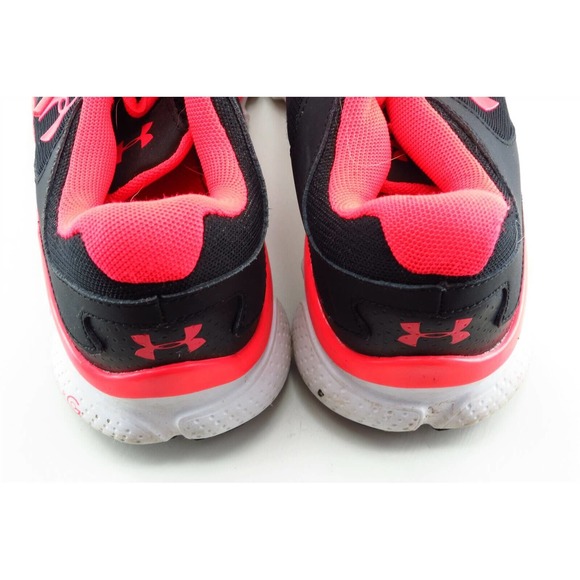 Under armour Women Sz 6‎ M Black Lace Up Running Fabric Shoe - Picture 5 of 8